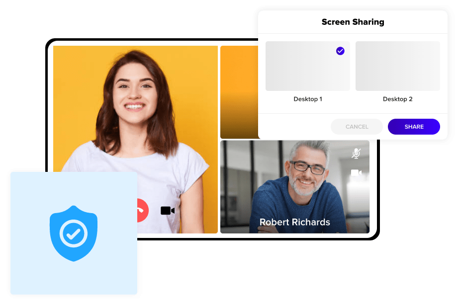 features of video call api