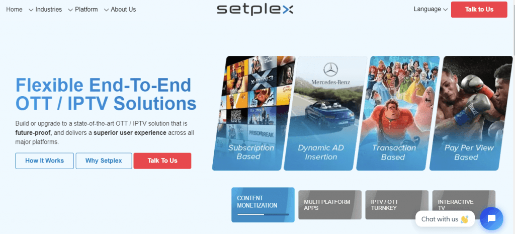Setplex Middlware IPTV Solution