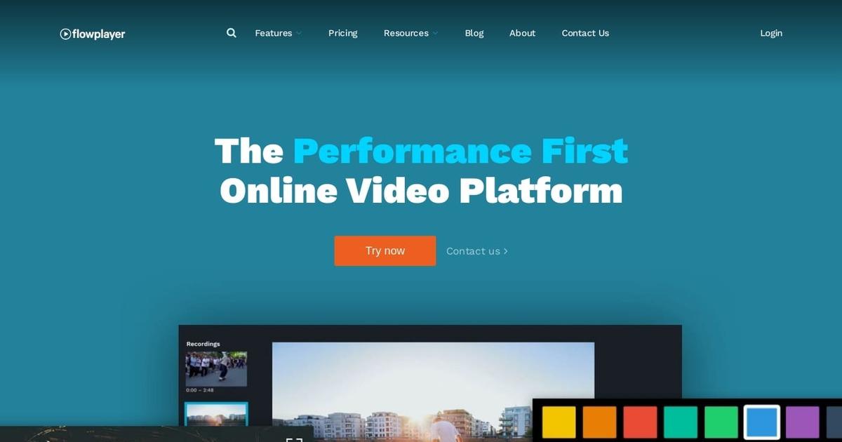 Flowplayer-best online video streaming platform