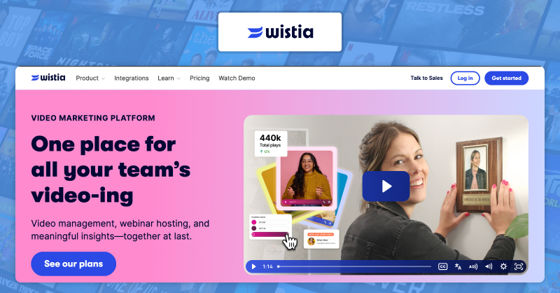 best monetization platform - Wistia