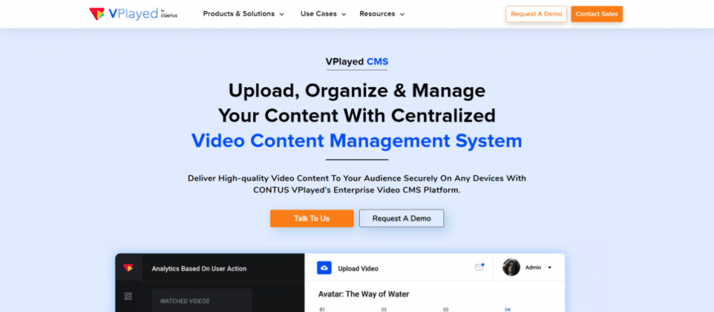video content management system