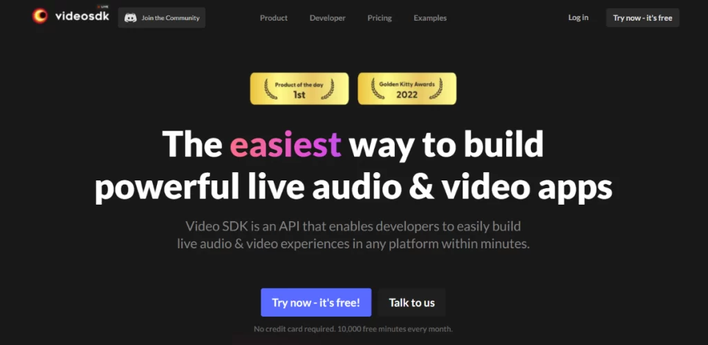 online video chat api