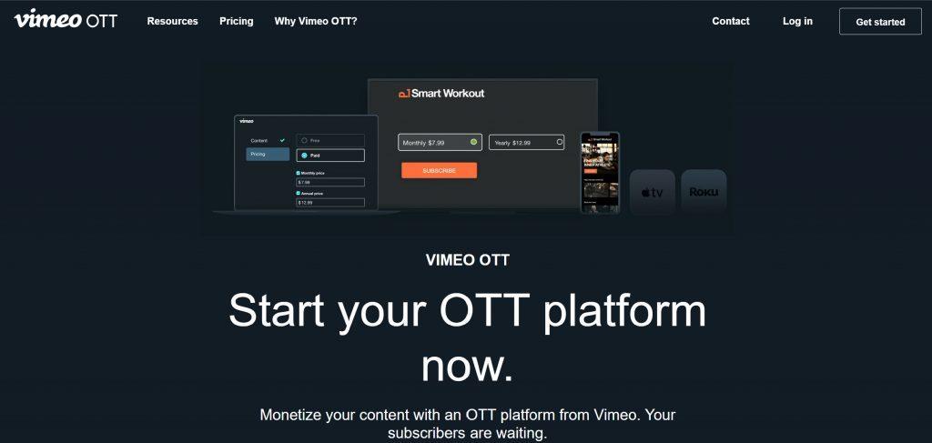 Vimeo ott TV apps solution