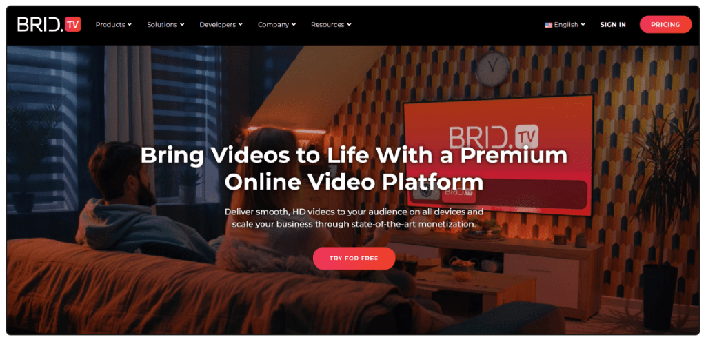 Brid tv develop smart tv app developer