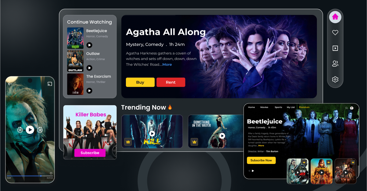 build video streaming app