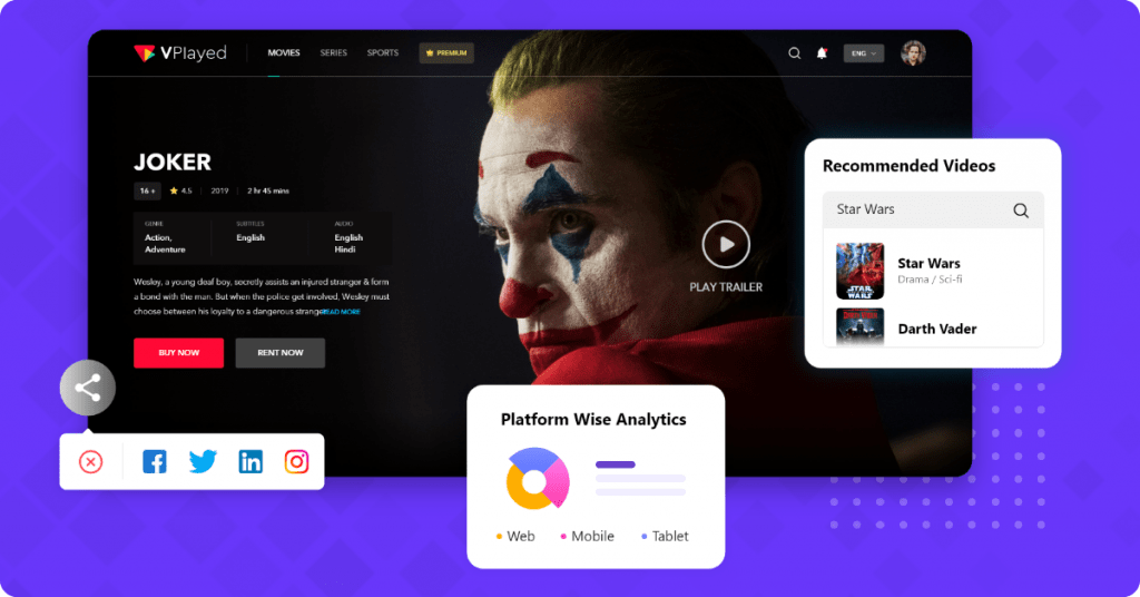 How to create ott application