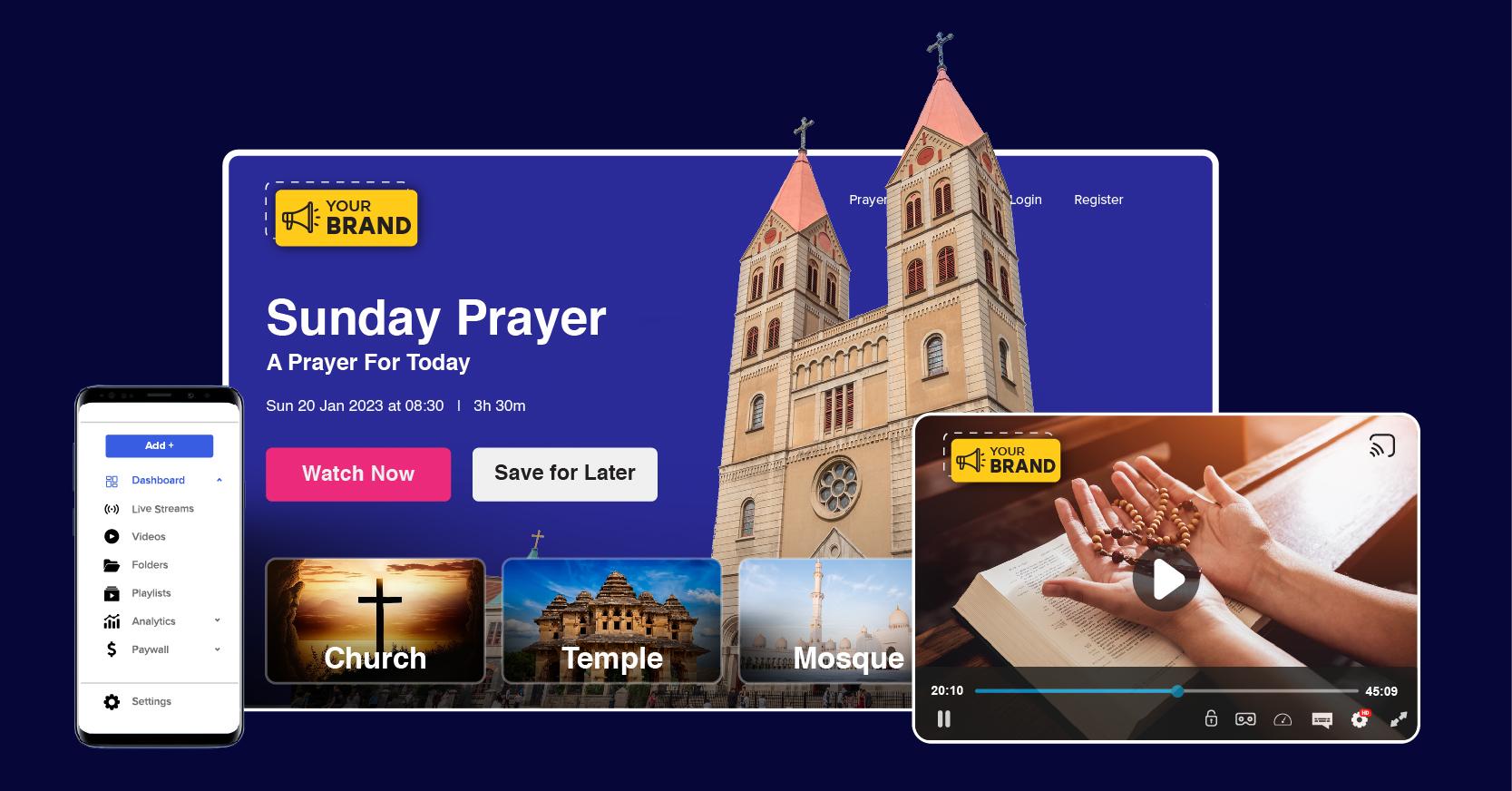 streaming platform for religious