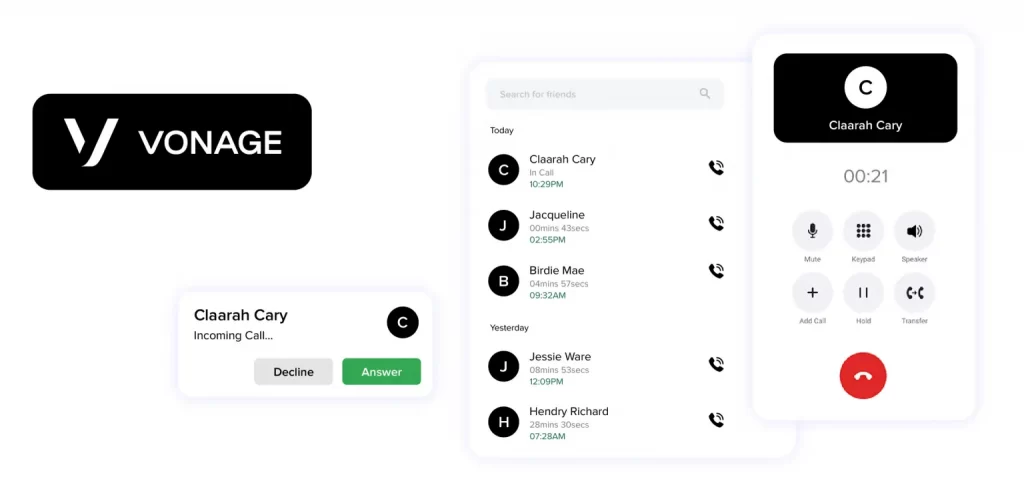 vonage Hybrid free voice api