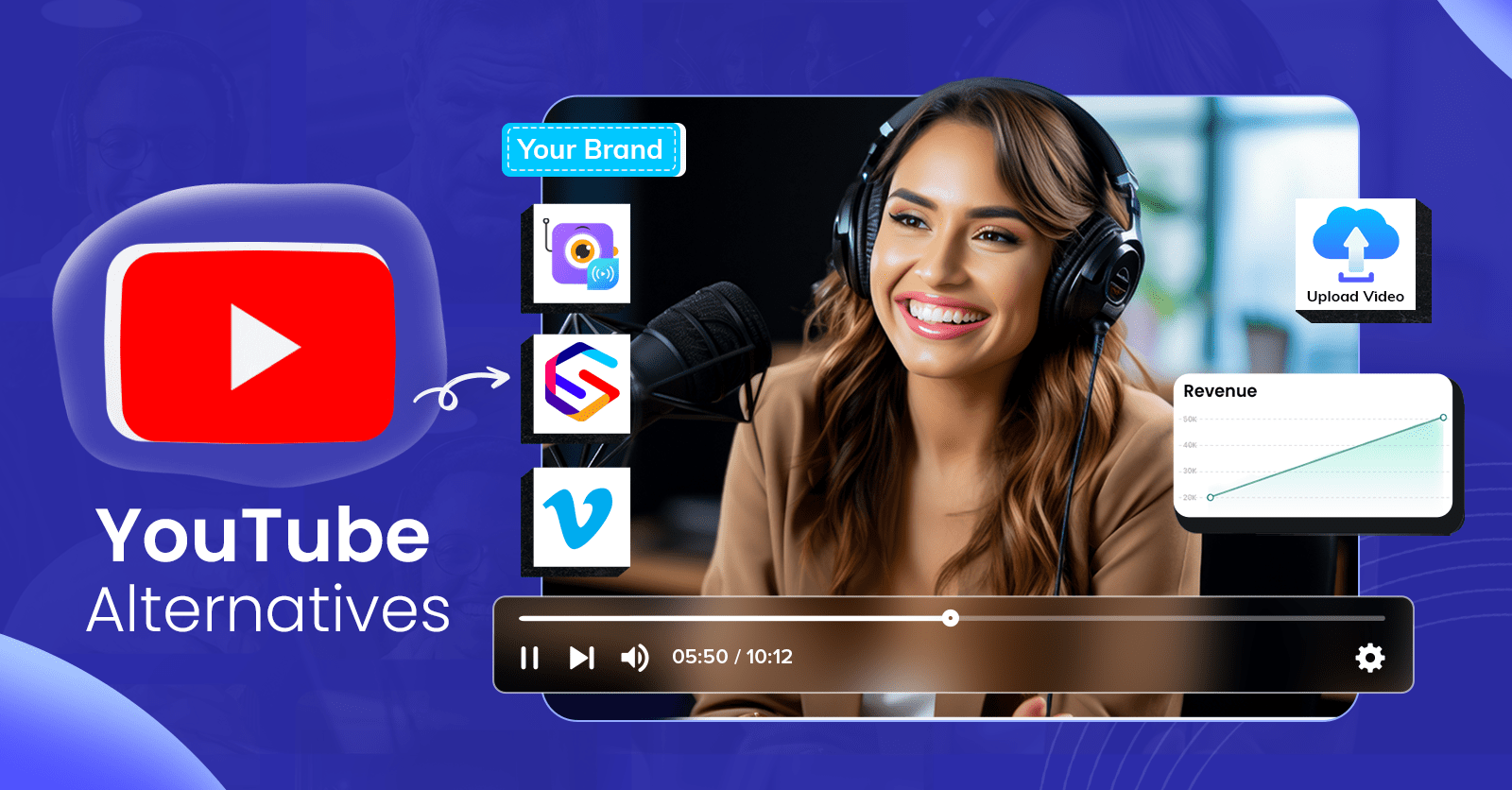 Top 10 Youtube Alternative platforms 2024 [Updated]
