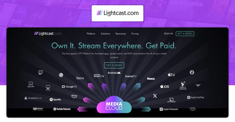 Vimeo OTT Alternative - Lightcast