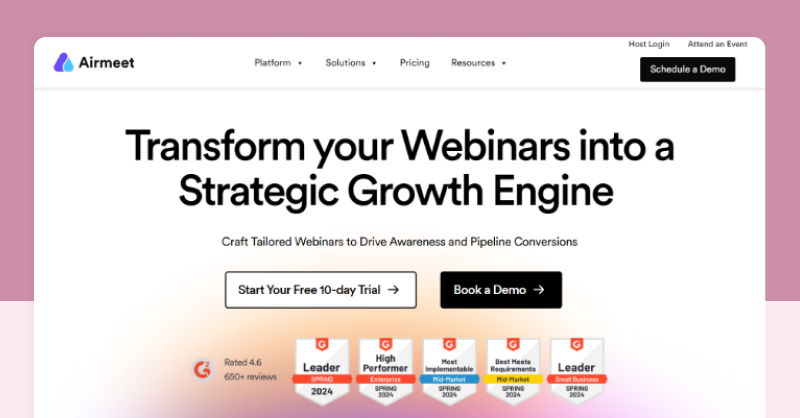 Webinar Hosting Platforms Webinar Hosting Platforms