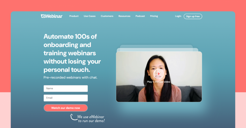 Automated webinar software