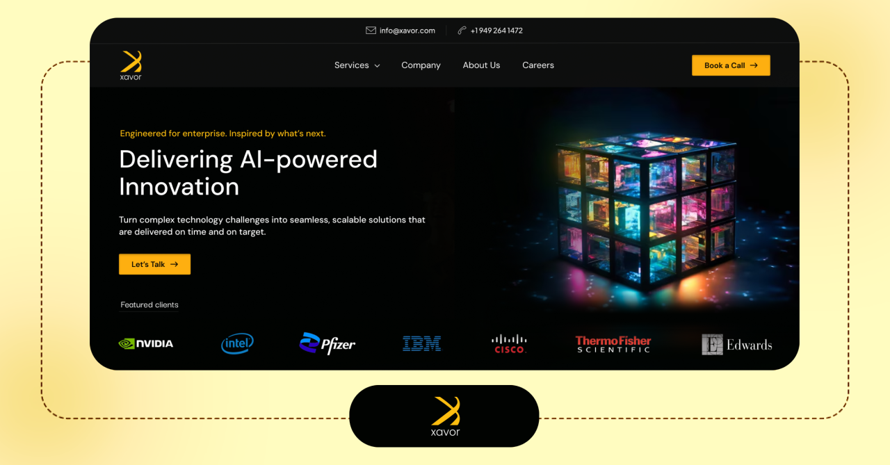 Xavor Corporation offers end to end AI app development solutions with high performance business applications.