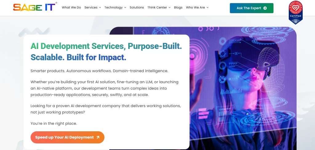 AI software development company