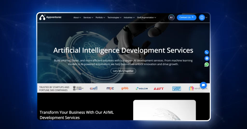 AI software development company