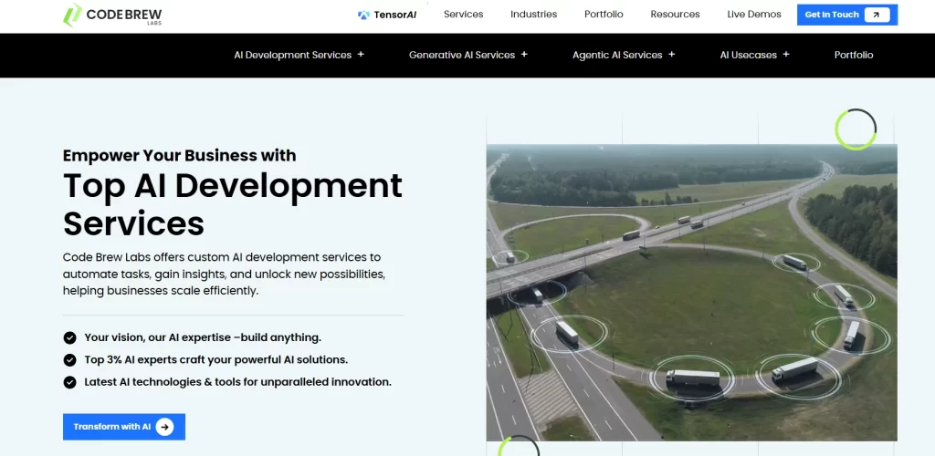 AI software development company in usa
