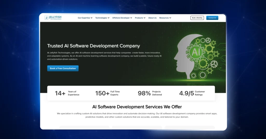 AI software development services