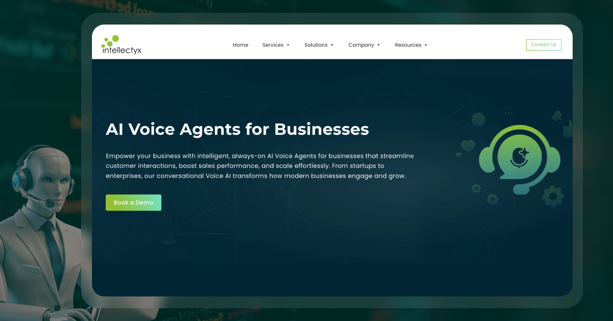 Intellectyx delivers world class AI voice agent development services for automated voice driven experiences.