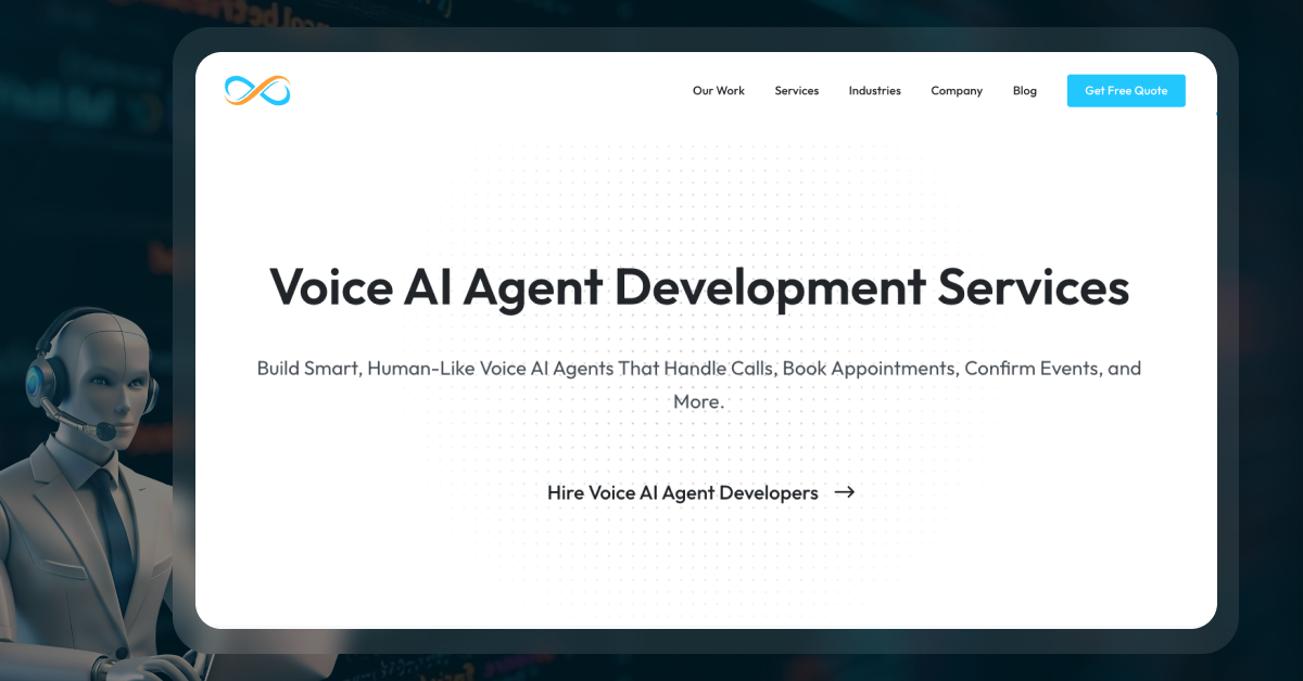 Infyom Technologies provides AI voice agent development services for intelligent business automation.