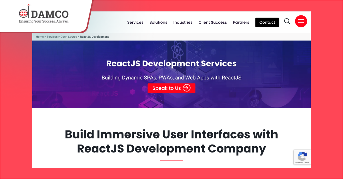 reactjs development services