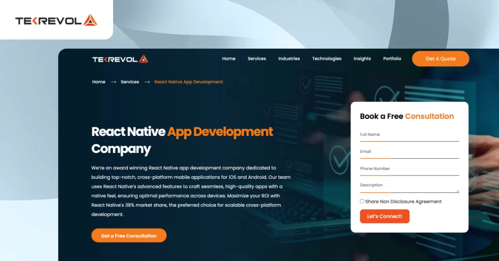 app development with react native
