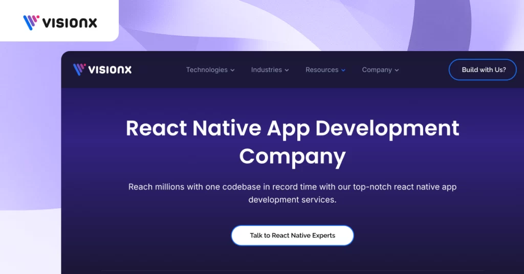 react native app development companies